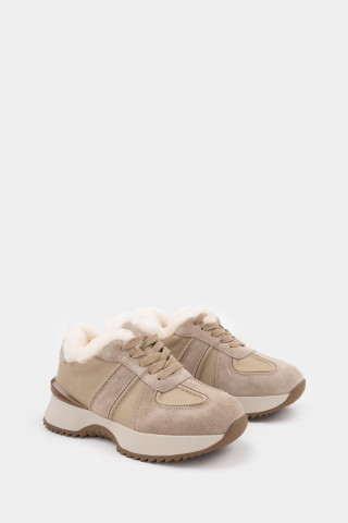 Кроссовки из натуральной замши