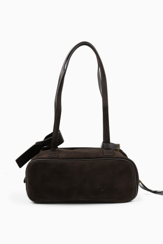 Багет коричневый замш