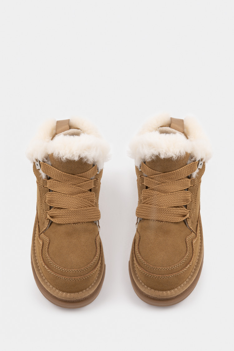 Кеды из натуральной замши