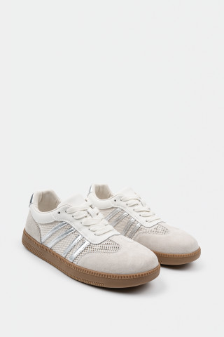 Кроссовки из натуральной замши 