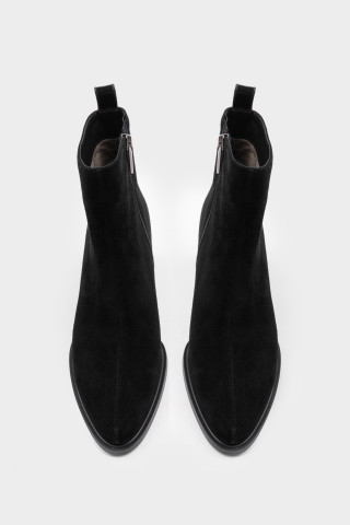 Ботильоны из натуральной замши 