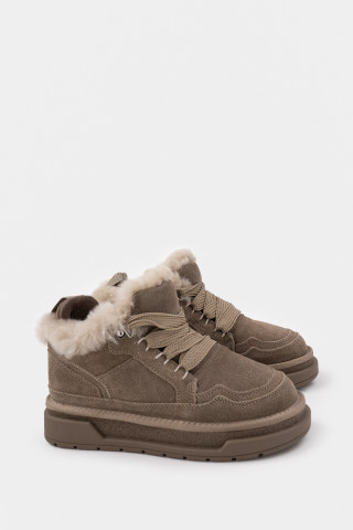 Кеды из натуральной замши