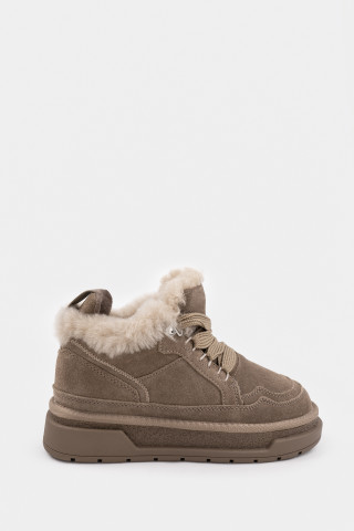 Кеды из натуральной замши