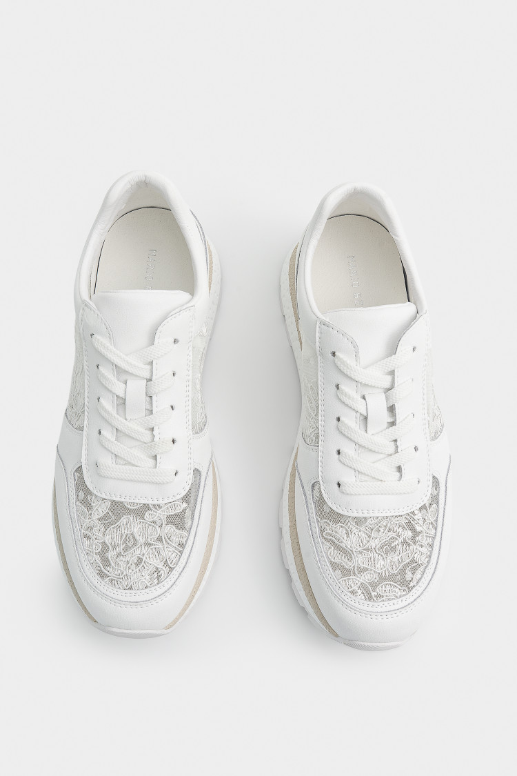 Кроссовки из натуральной кожи 