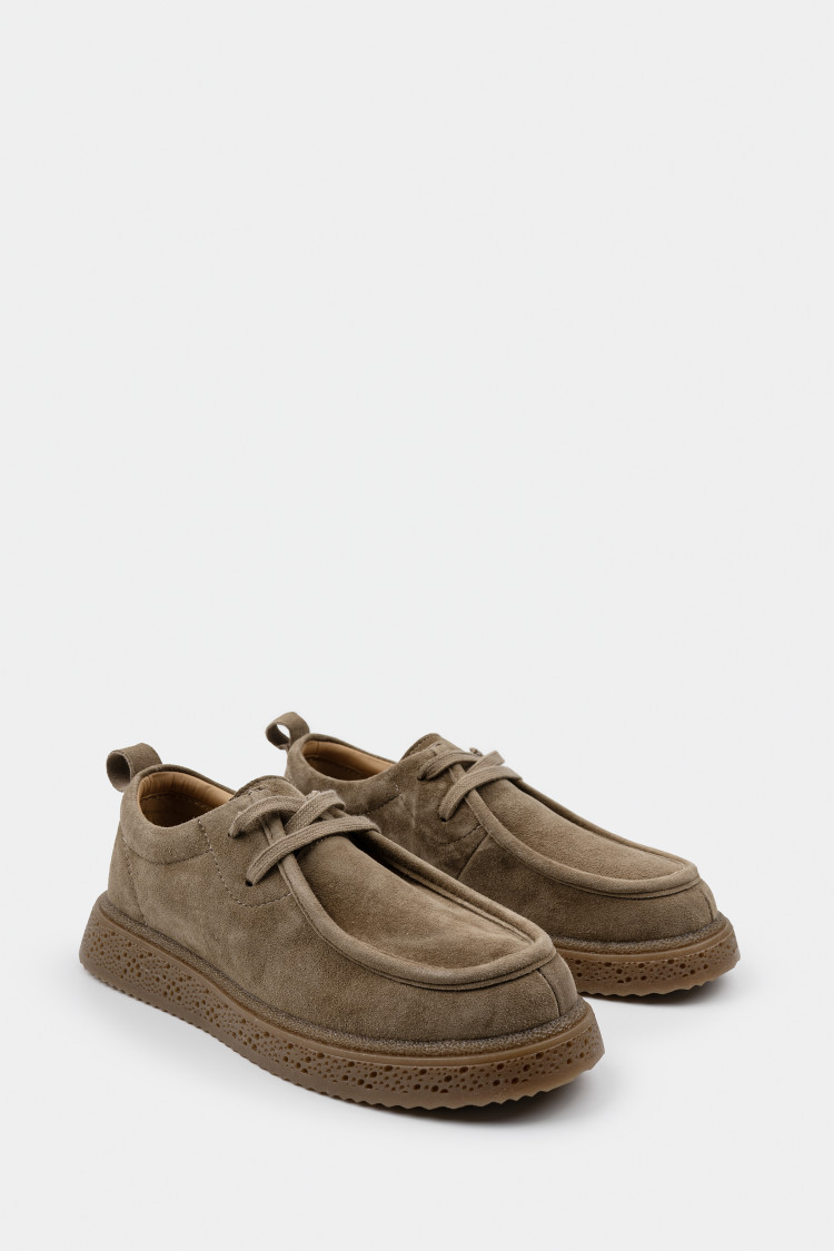 Мокасины из натуральной замши