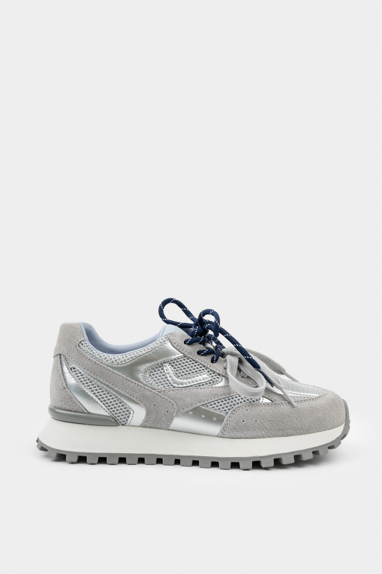 Кроссовки из натуральной замши 