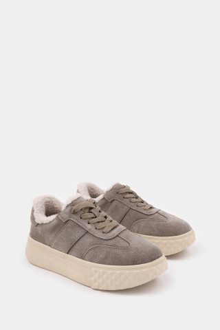 Кеды из натуральной замши