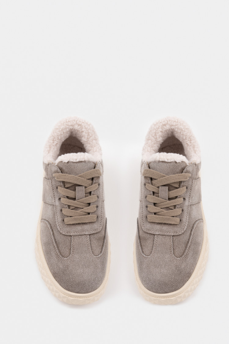 Кеды из натуральной замши