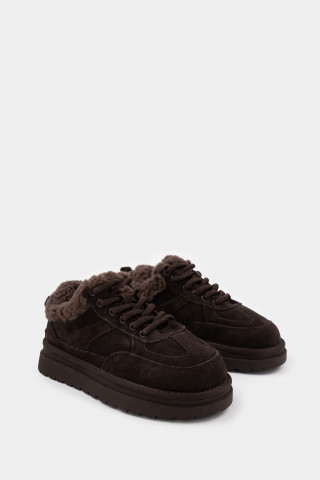 Кеды из натуральной замши