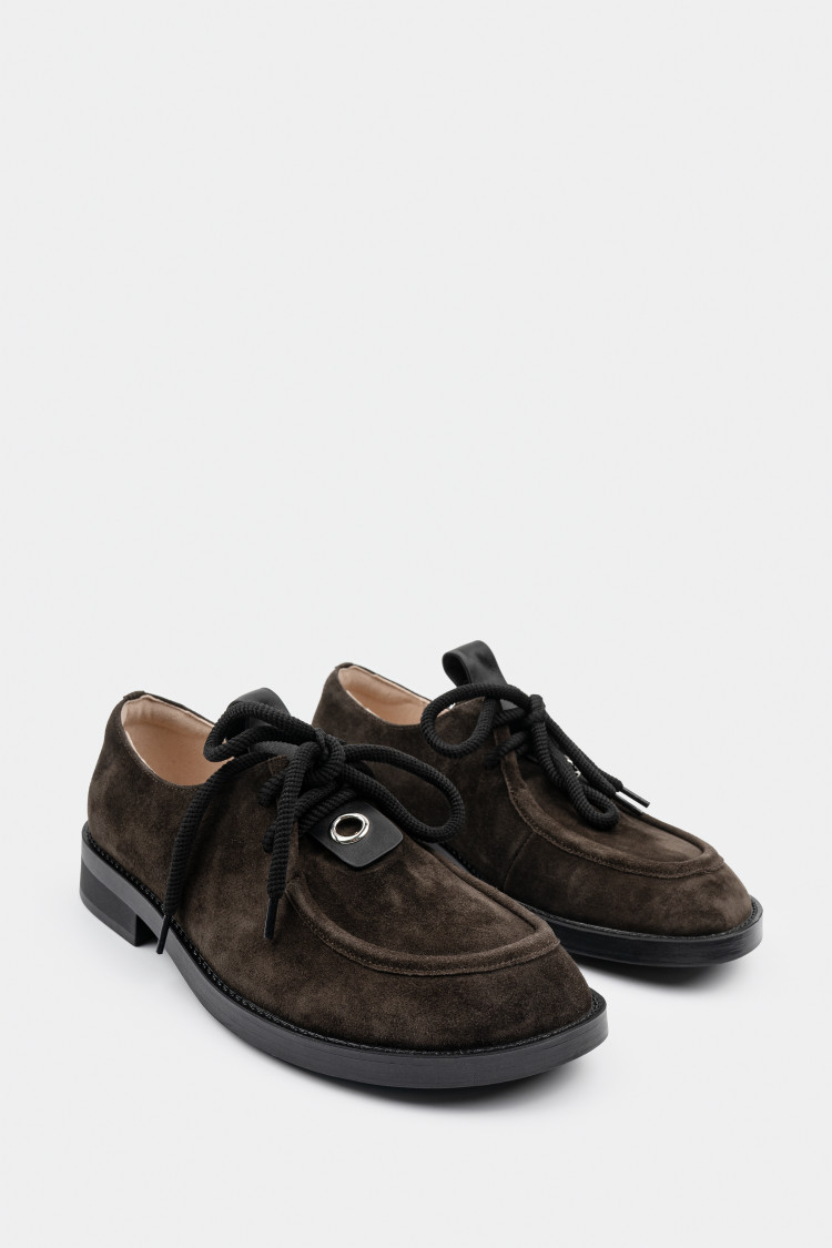 Туфли из натуральной замши 