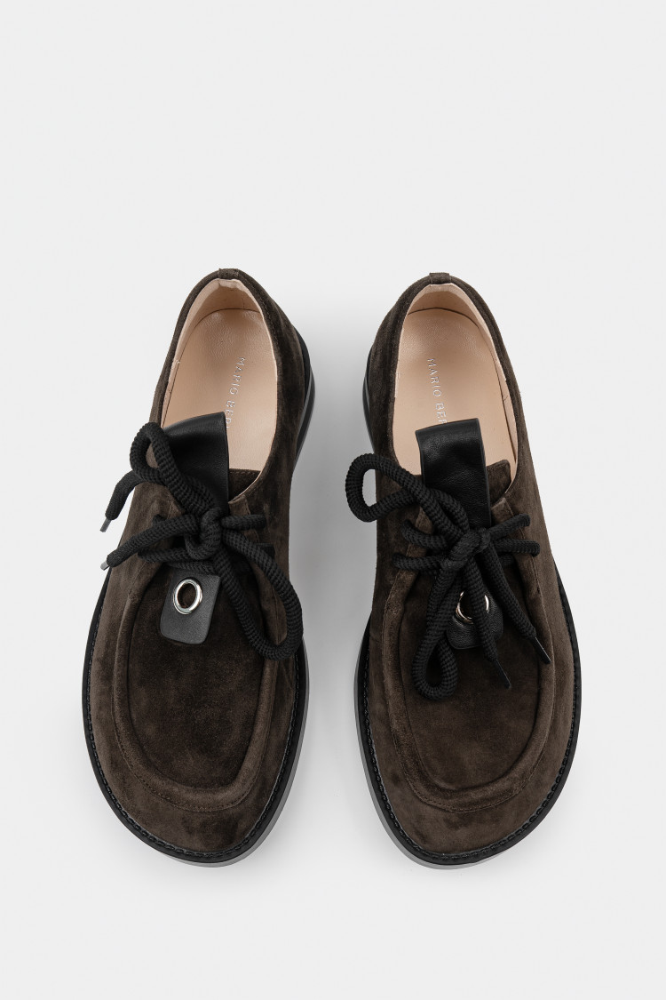 Туфли из натуральной замши 