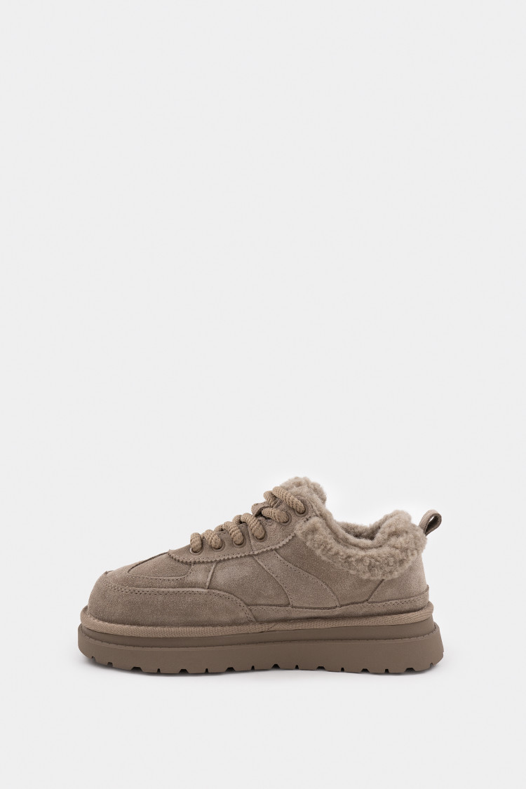 Кеды из натуральной замши