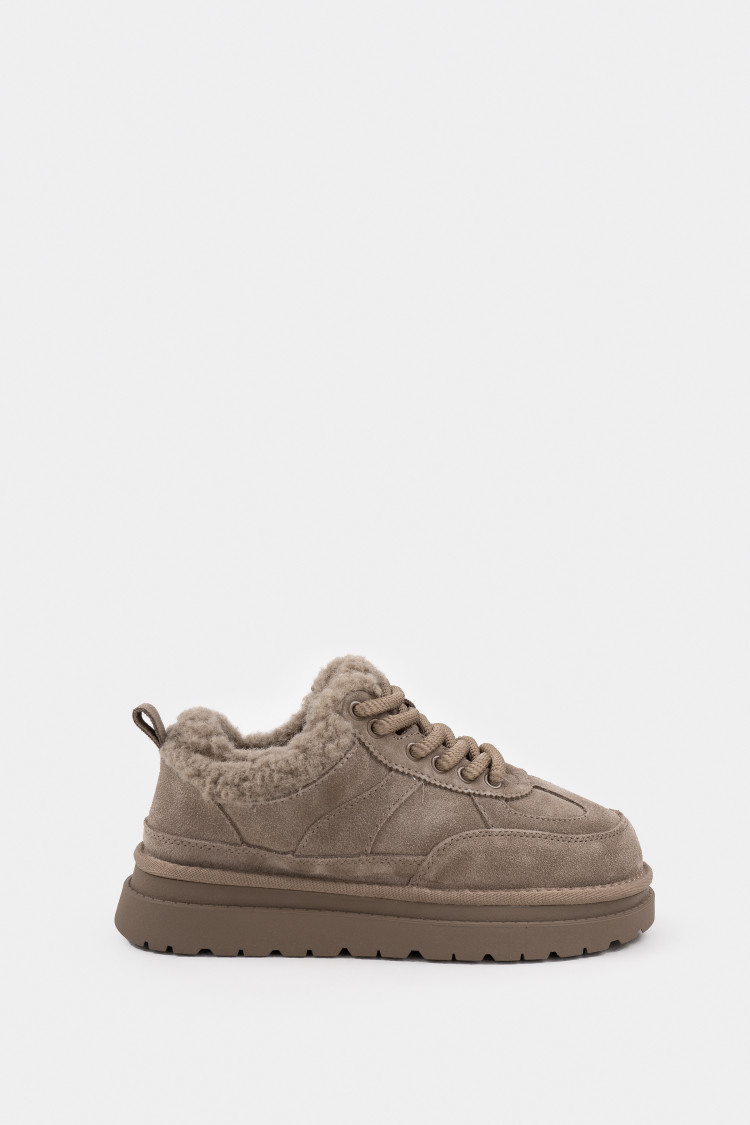 Кеды из натуральной замши