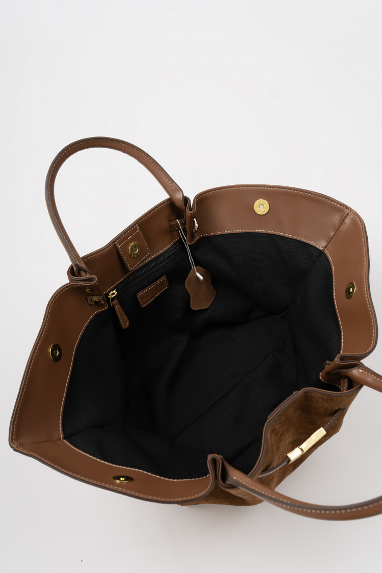 Сумка из натуральной замши Mario Berlucci