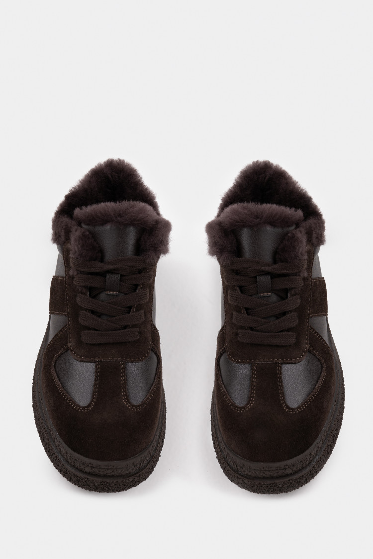 Кеды из натуральной замши