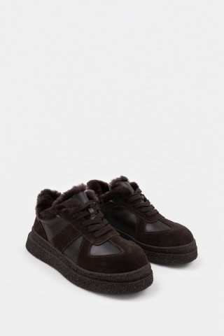 Кеды из натуральной замши