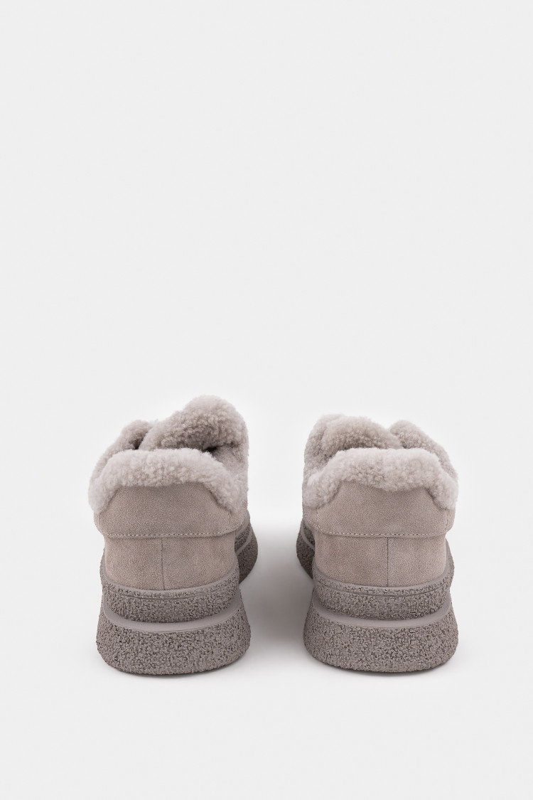 Кеды из натуральной замши