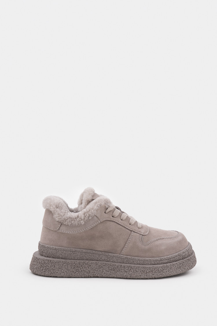 Кеды из натуральной замши