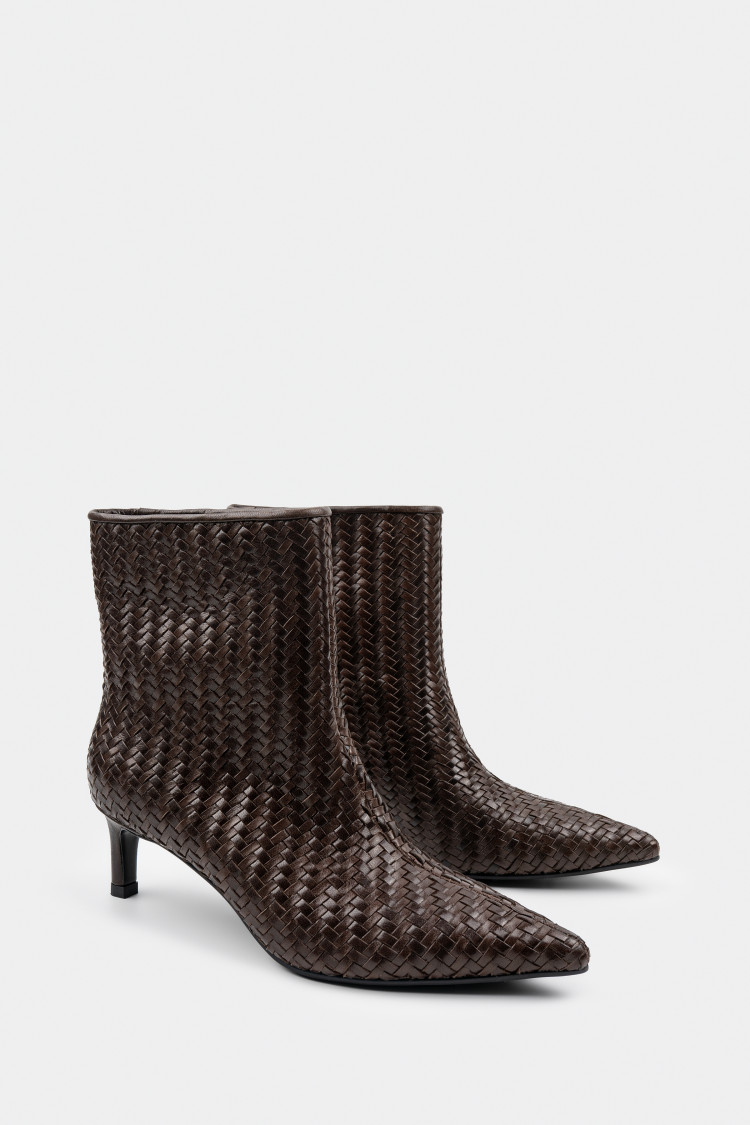 Ботильоны из натуральной кожи 