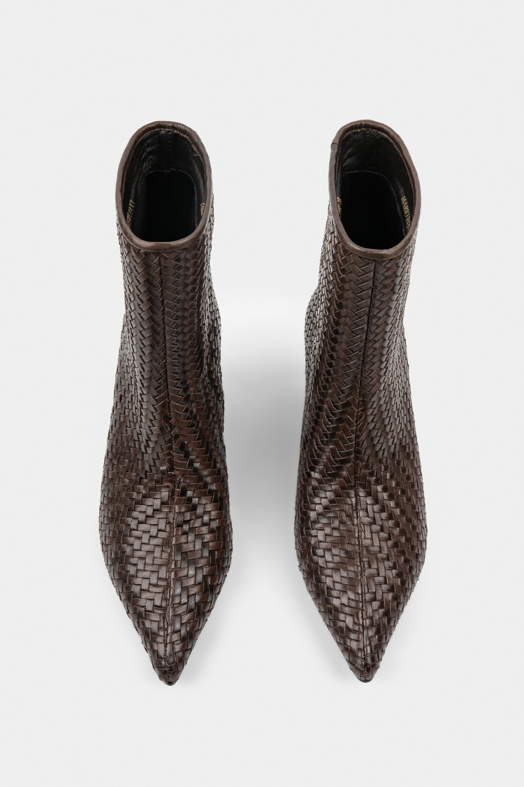 Ботильоны из натуральной кожи 