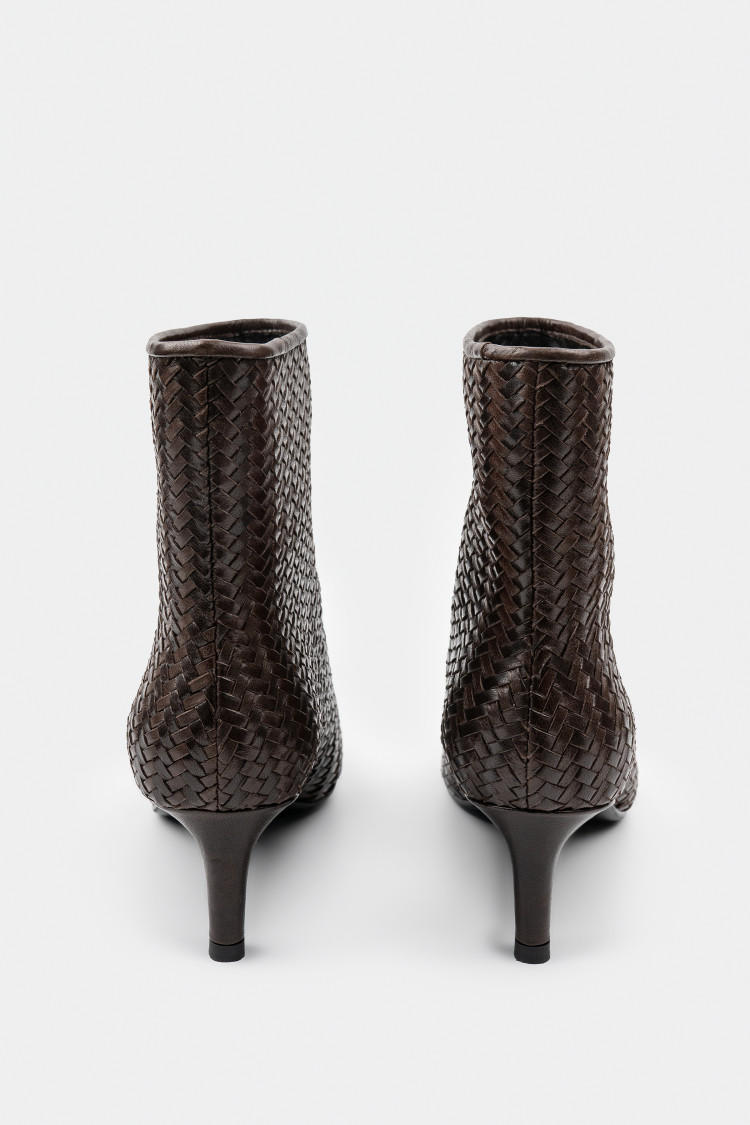 Ботильоны из натуральной кожи 