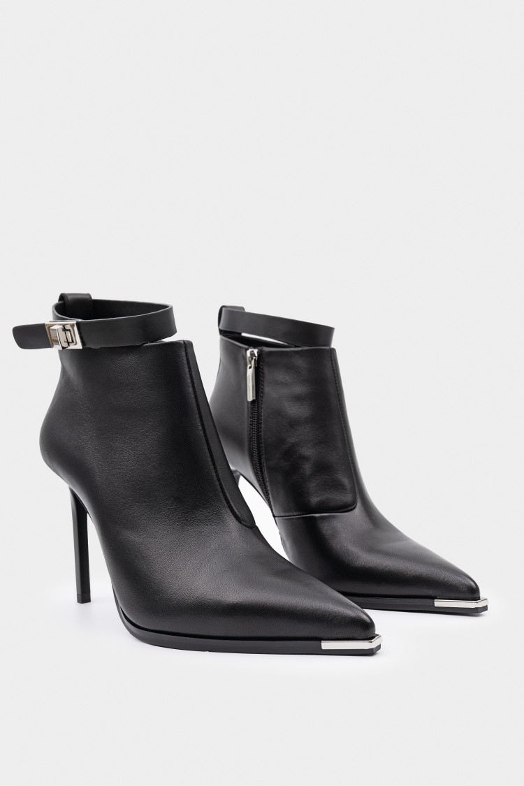 Ботильоны из натуральной кожи 