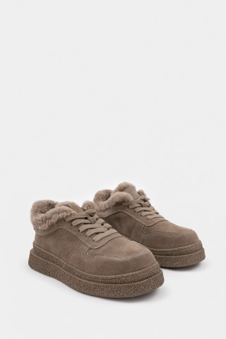 Кеды из натуральной замши