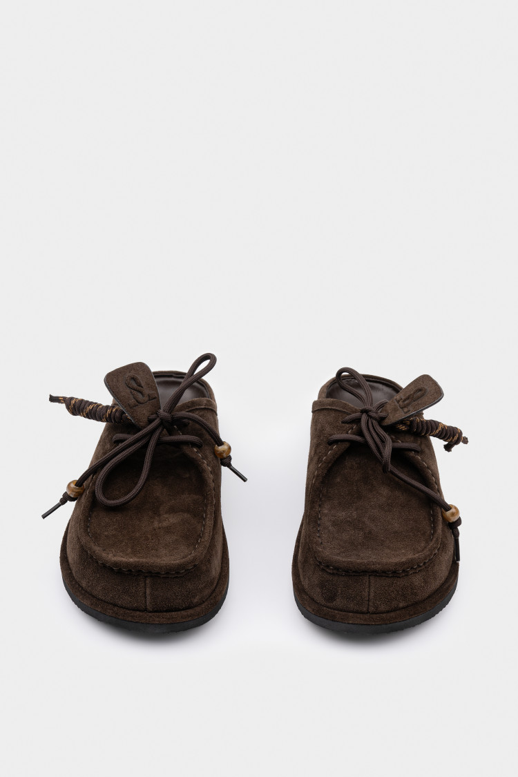 Мюли из натуральной замши 