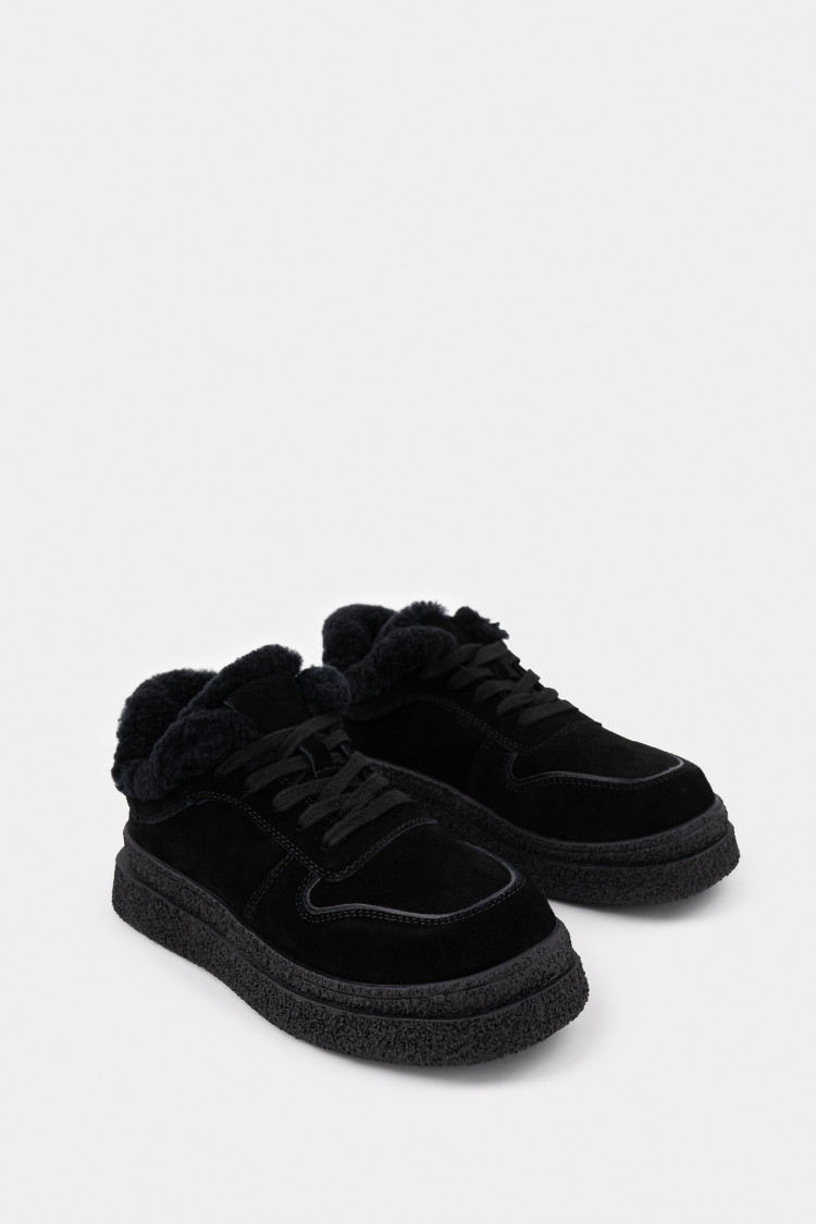 Кеды из натуральной замши