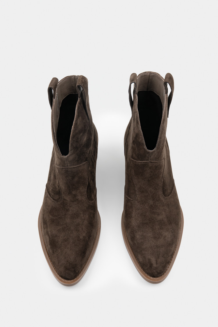 Казаки из натуральной замши 