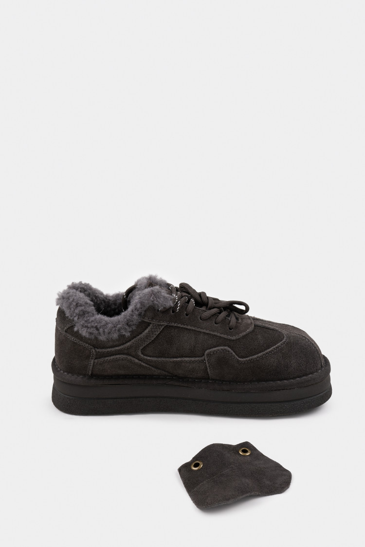 Кеды из натуральной замши