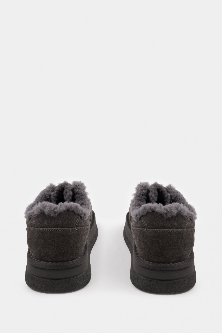 Кеды из натуральной замши