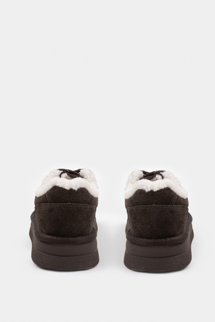 Кеды из натуральной замши