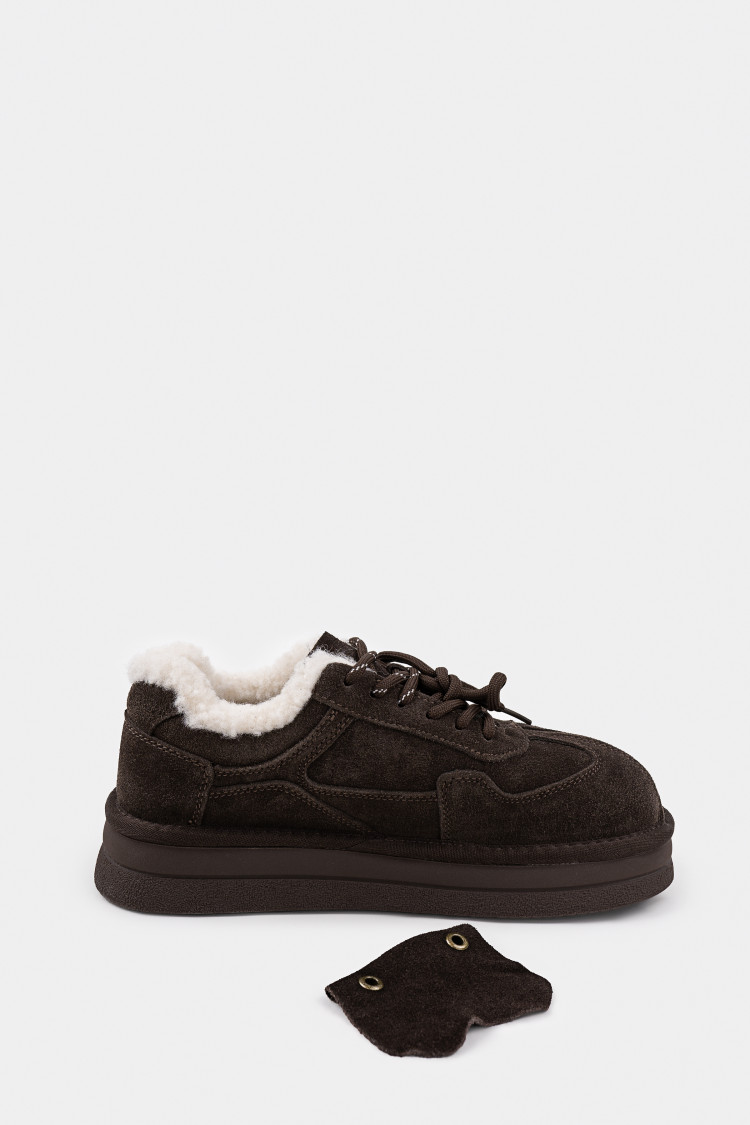 Кеды из натуральной замши