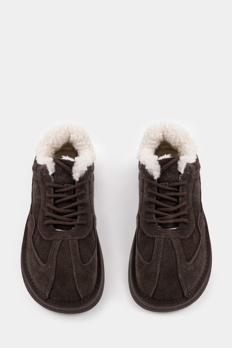 Кеды из натуральной замши