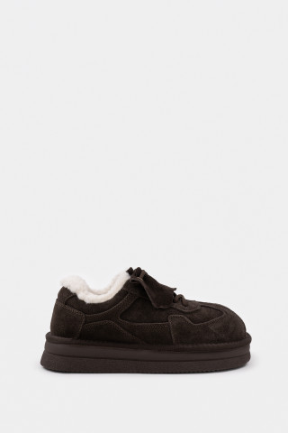 Кеды из натуральной замши