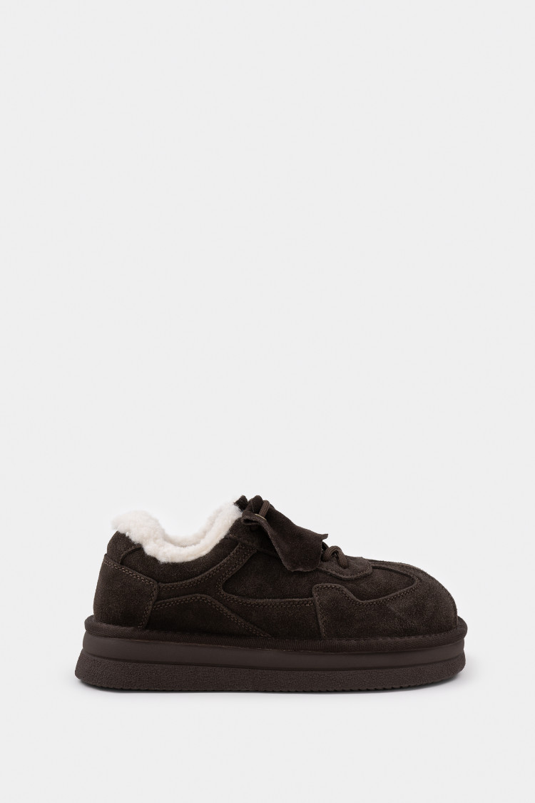 Кеды из натуральной замши