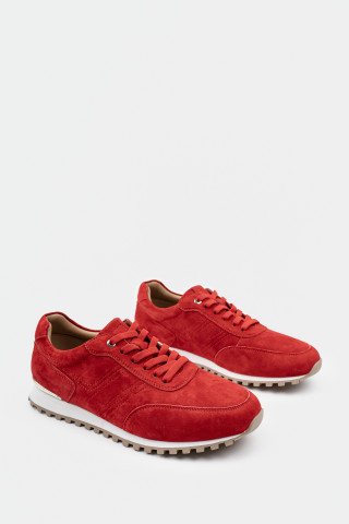 Кроссовки из натуральной замши 