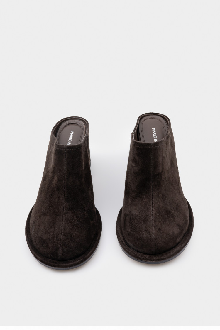 Мюли из натуральной замши 