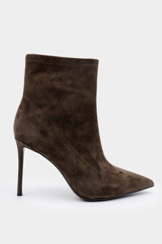 Ботильоны из натуральной замши 