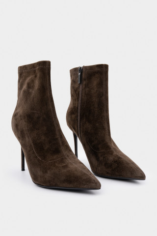 Ботильоны из натуральной замши 