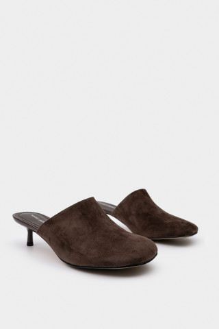 Мюли из натуральной замши 