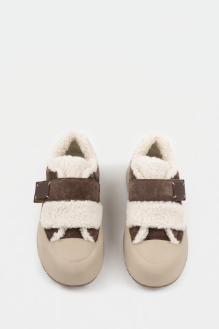 Кеды из натуральной замши