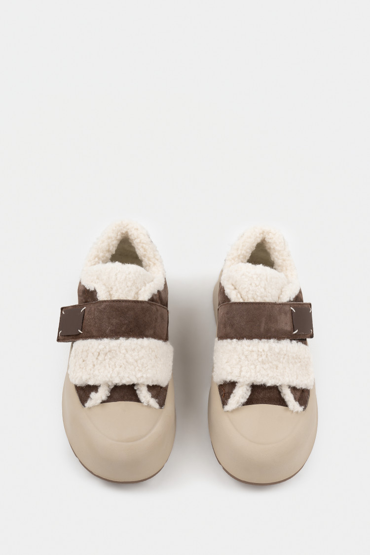 Кеды из натуральной замши