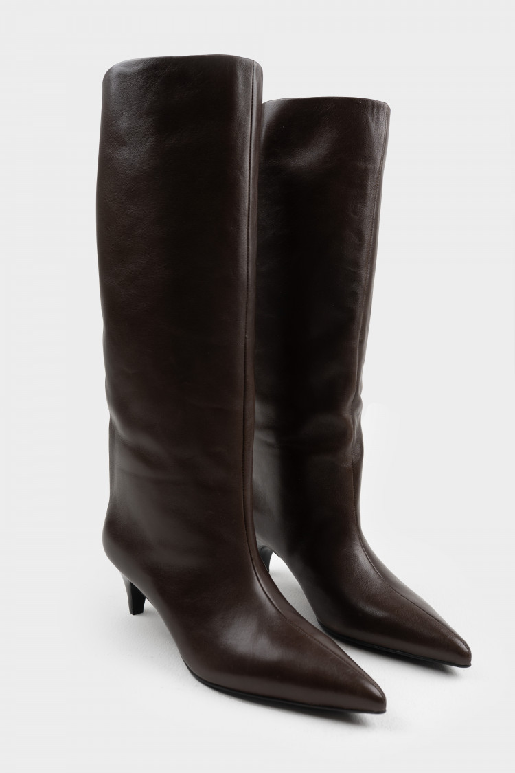 Сапоги из натуральной кожи