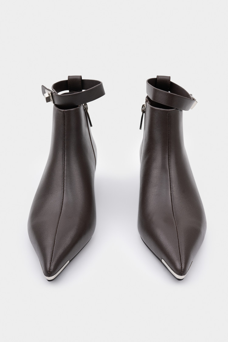 Ботильоны из натуральной кожи 