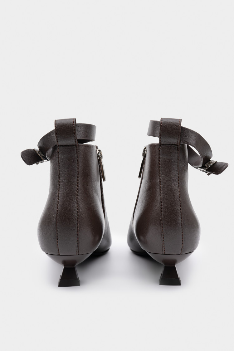 Ботильоны из натуральной кожи 