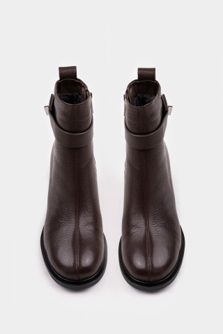 Ботильоны из натуральной кожи