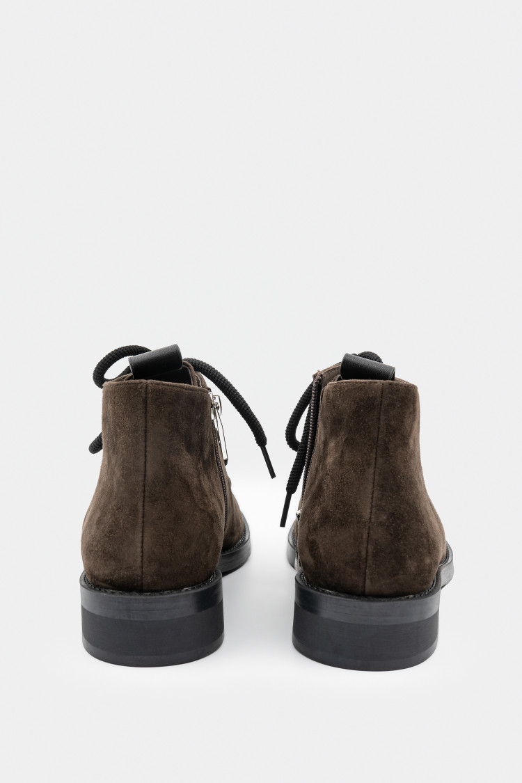 Ботинки из натуральной замши 