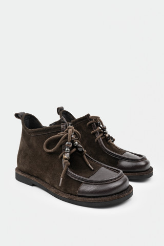 Ботинки из натуральной замши 